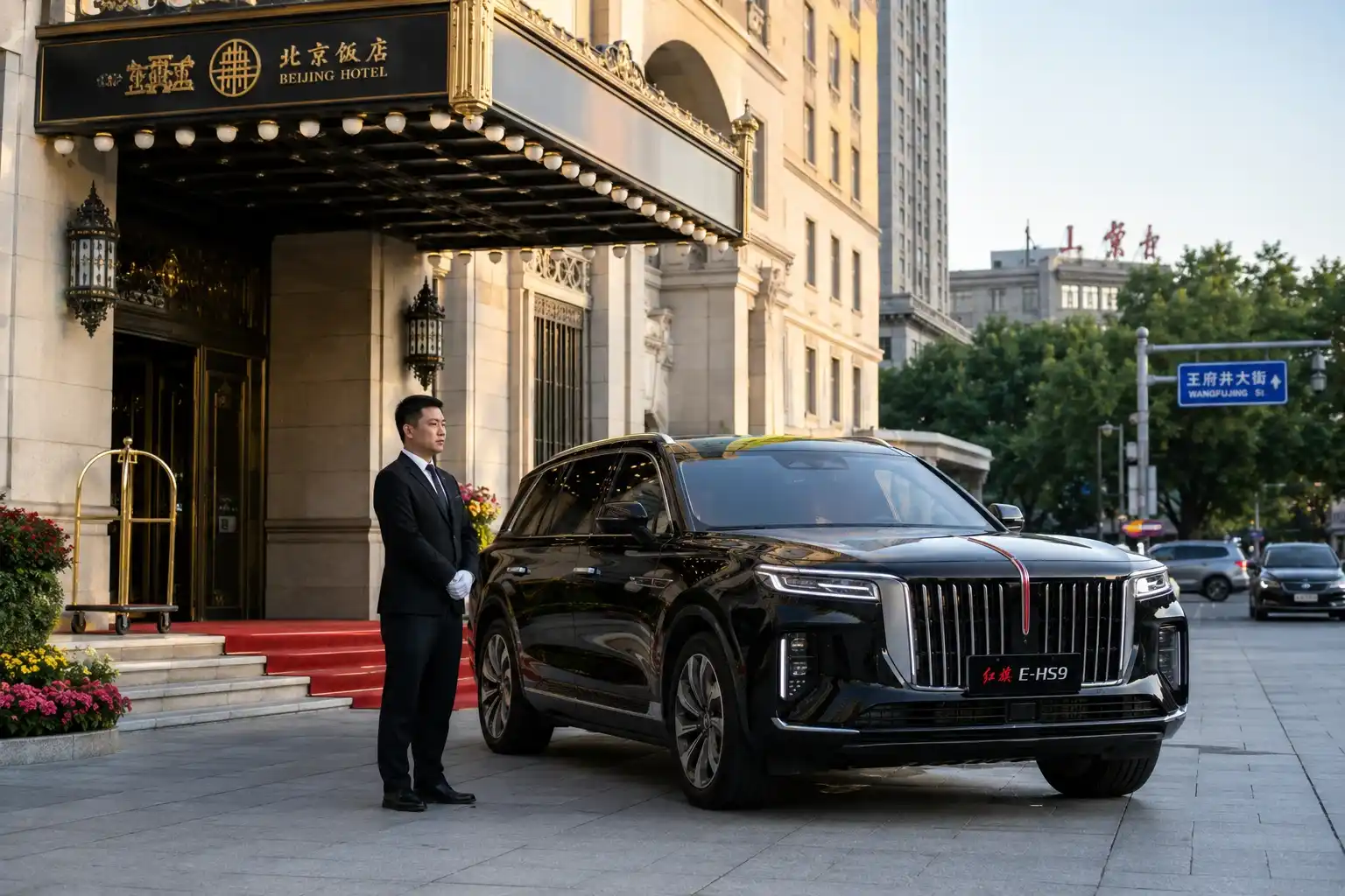 Luxury airport transfer with a professional chauffeur service for international travelers